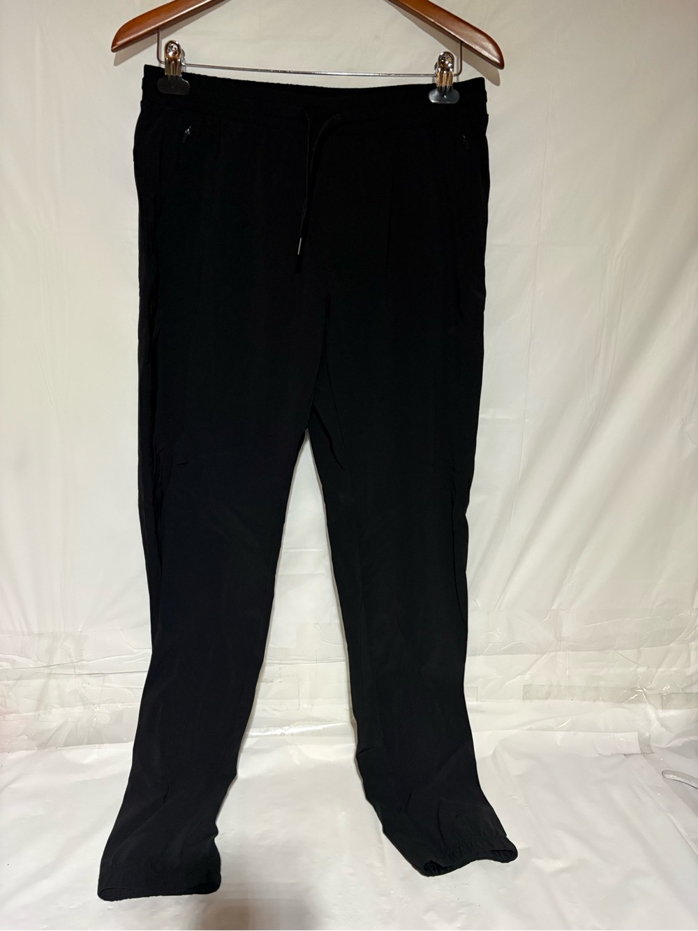 UNRL Men's Black Stretch Drawstring Joggers
